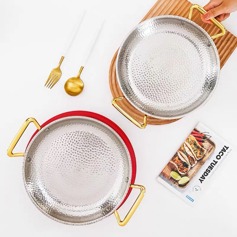 304 Stainless Steel Spanish Seafood Rice Pot and Commercial Double…