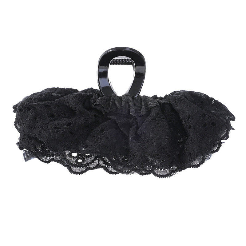 Zhong <unk> el mismo encaje de encaje clip de agarre de flores de alta calidad para mujeres detrás del cerebro clip de pesca clip de cabello clip de cabello