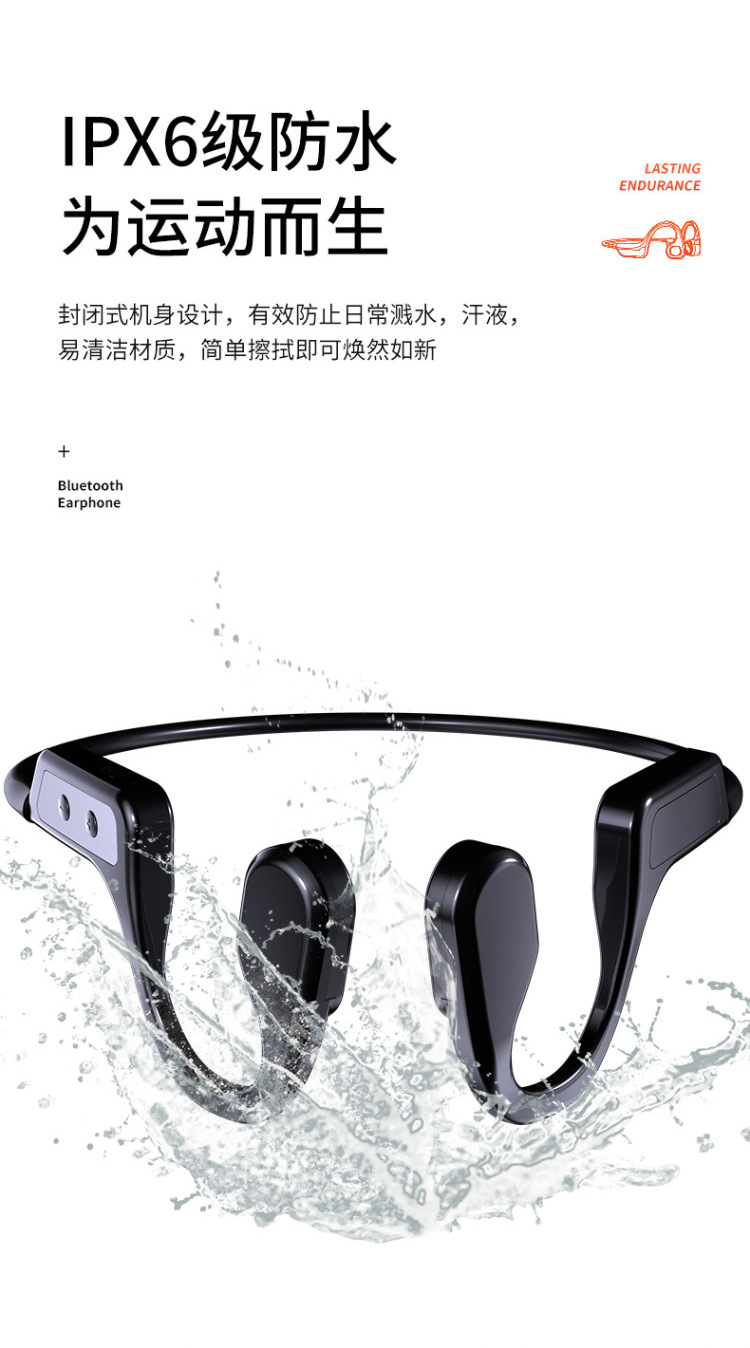 骨传导蓝牙耳机
