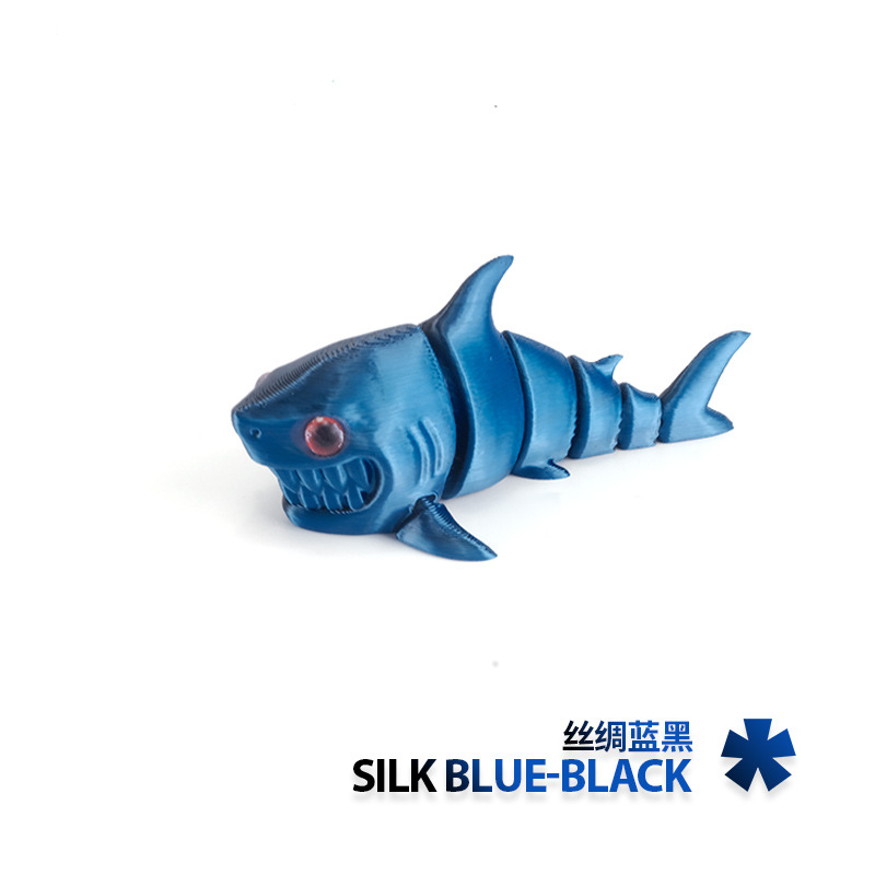 실크 블루 블랙