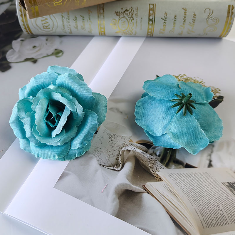 flores de zapatos DIY sombrero flor decoración flor de simulación rosas flores materiales auxiliares flores tela flor