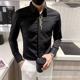 Spring and Autumn Design Sense Shirt Men's Long-sleeved Slim-fit Korean Style Shirt 2025 New High-end Fashion Brand Flower Shirt
