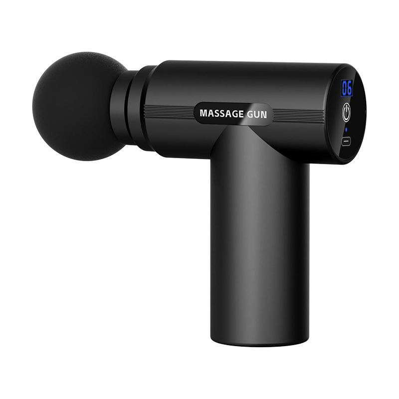 メーカー卸売りの新型ミニデジタル筋膜銃小型筋肉マッサージ器電気強力マッサージ銃代発|undefined