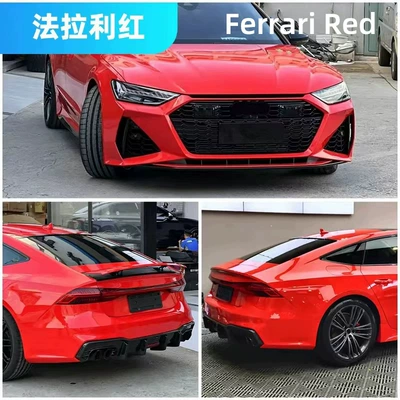 Car Wrap Film Self-Healing Piano | Auto Color Change Film - imported-tpu-ferrari-red-152-15m-roll