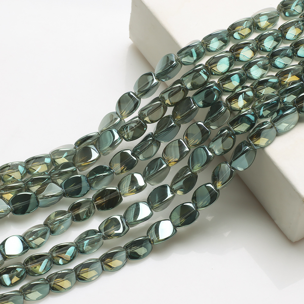 32g Weight Beads Jewelry Making Type 10 * 12mm Jewelry Making Size DIY Jewelry Accessories Classification 20 PCS/Package Quantity glass Material Irregular Pattern Plating Design Simple Style Style 20 PCS/Package 10 * 12mm Glass Irregular DIY Jewelry Accessories Beads 10