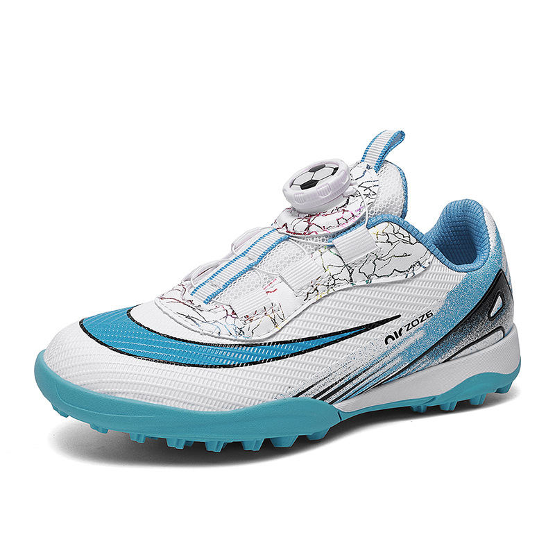 Nuevos zapatos de fútbol de moda transfronterizos para niños y niñas estudiantes zapatos deportivos de escuela zapatos de entrenamiento de clavos rotos un cabello