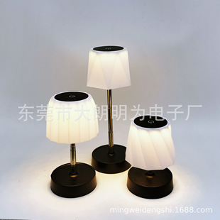 Retractable LED desk lamp touch dimming charging emergency light bar cafe decorative atmosphere light