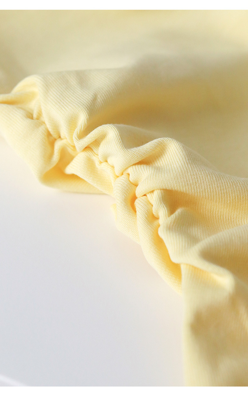 Cream Polo Collar Short Sleeve T-Shirt for Women