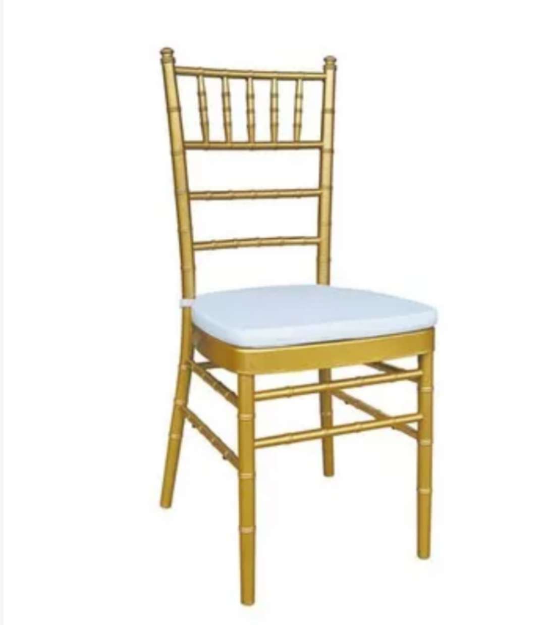 Silla de hierro forjado silla de boda al aire libre silla de banquete silla de oro blanco silla de boda de hotel