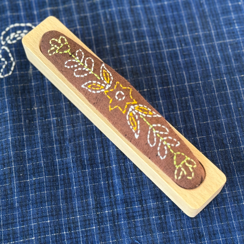 Lu bordado creativo aguja larga simple novato bordado flores y hierba sala de estar adornos hechos a mano bolsas de materiales de bordado diy