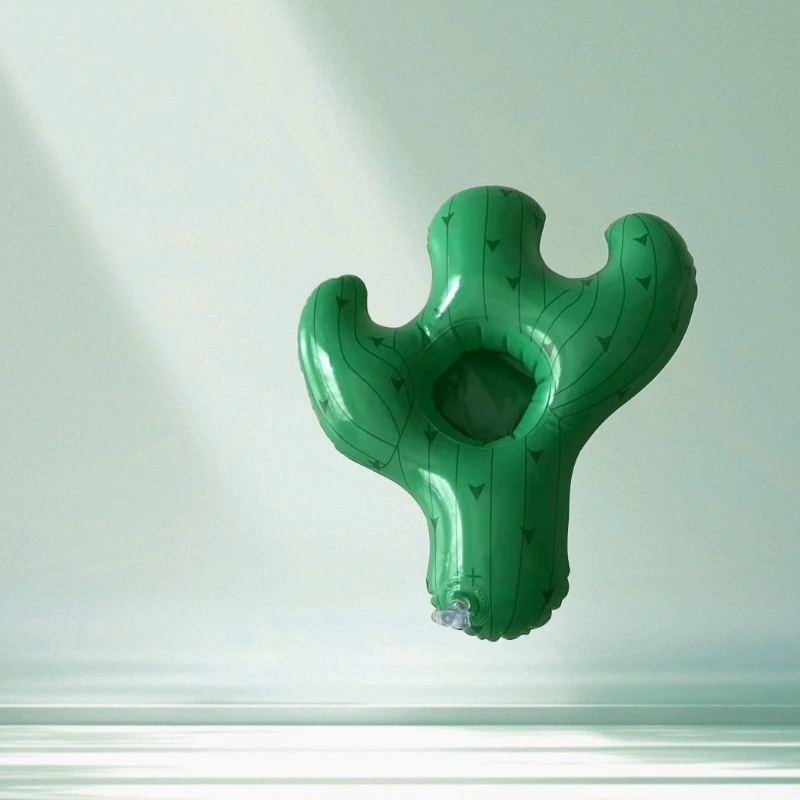 Производитель предлагает индивидуальные надувные подставки для напитков в форме кактуса из ПВХ.