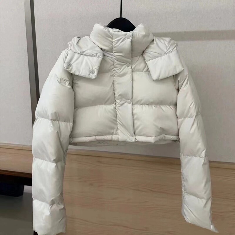 Guangzhou High Version Lulu Three-Pocket down Jacket Puff Lulu Four-Pocket Short Women's Puffer Hooded Coat Guangzhou High Version Lulu Three-Pocket down Jacket Puff Lulu Four-Pocket Short Women's Puffer Hooded Coat