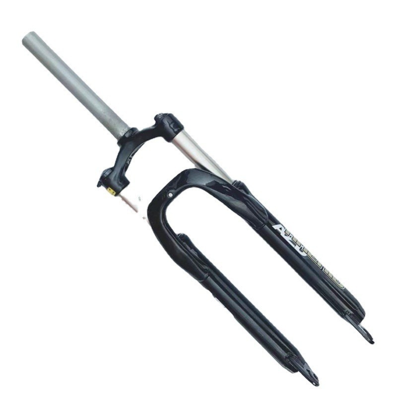 26 pulgadas bicicleta de montaña bloqueo de la absorción de choque tenedor delantero semi-aleación de aluminio ajustable tenedor delantero de aluminio hombro frente tenedor de choque