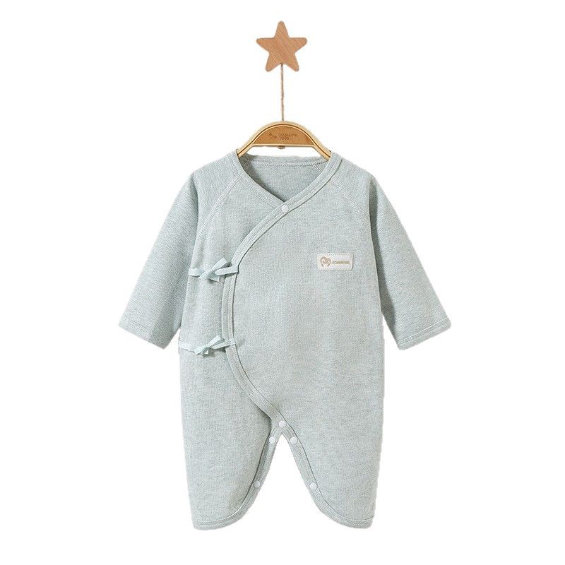 Ropa de bebé recién nacido primavera y otoño nacido algodón monje vestido de mariposa 0 delgado de marzo jaqueta de bebé recién nacido camisole