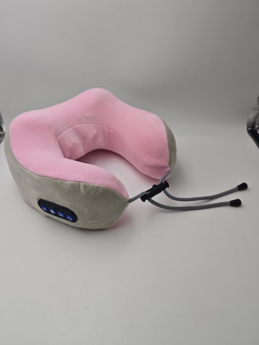 Masaje para el hogar Almohada en forma de U Memoria de algodón Coche portátil de viaje Masajeador de cuello cervical eléctrico Almohada de masaje en forma de U image 32