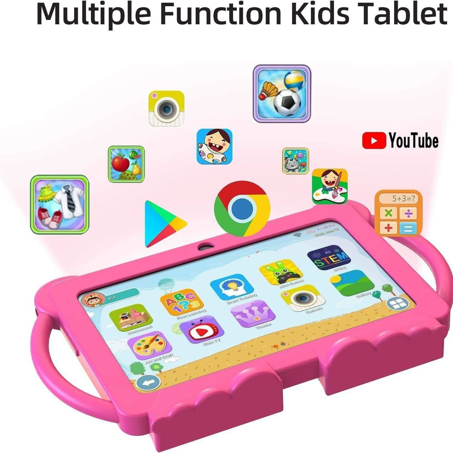 Tablet handheld silicone laptop for students, 7 inch, 32, Android 12