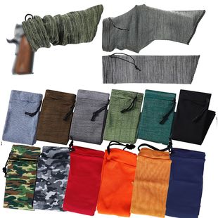 Gunsock4/ 6inch Knitted Pistol Gun Socks Silicone Treatment Moisture-Proof and Rust-Proof Gun Socks Holster Amazon Hot Model