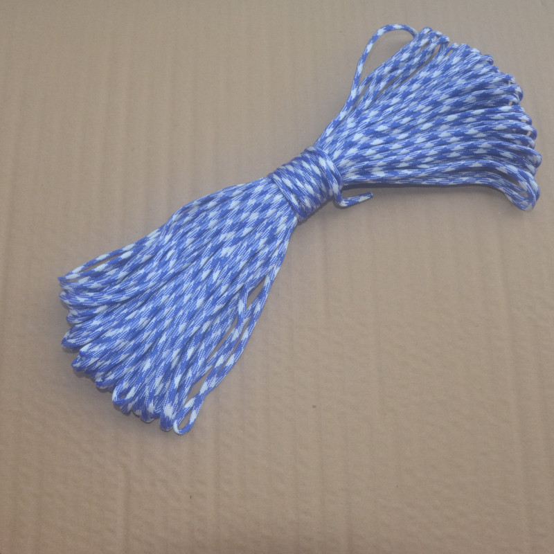 7七芯傘紐31メートル100フィート4mm屋外編みブレスレット用ひもで干しひも200色を縛る