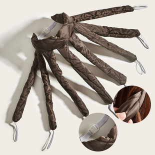 Korean Squid Wave Hair Curler Hair Band Curling Strip Sleep Hair Curling Band Heat-free Sponge Hair Curling Stick Eight-claw Hair Curling Roll
