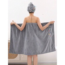 M 94827 Coral Fleece Towel Dress ɺ����ԡ��ȹ ŷ���羳