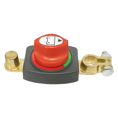 Car Modification Battery Terminal Brass Power-Off Switch High-Current Power Supply Integrated Accessory (Power supply, ignition system accessories) - a71002