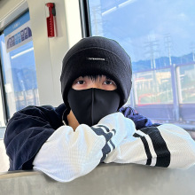 冬季保暖毛线帽大头围帽子韩版滑雪时尚百搭简约情侣帽子针织帽男