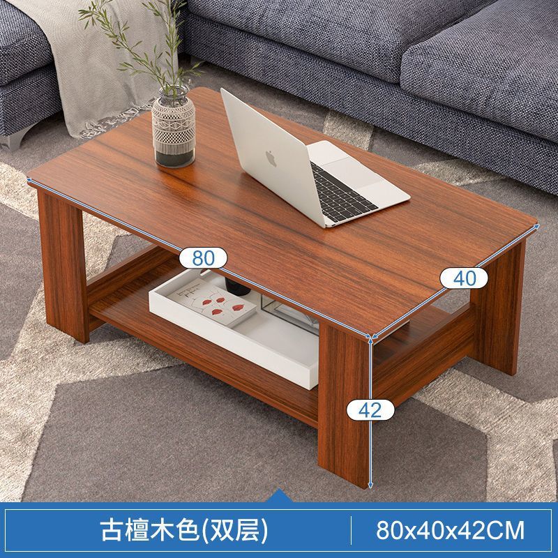 Mesa de té para el hogar, sala de estar, mesa de té simple, creativa moderna, tabla de piso, dormitorio de borde redondo, mesa de segundo piso