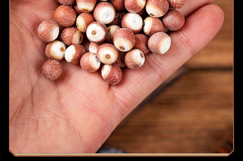 Dried Gorgon Fruit Qian Shi Euryale Seeds Whole Grain Herbal Tea and Soup Ingredient 500g details