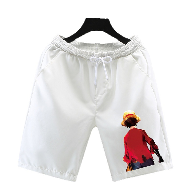 Ins Lufei – short de sport pour hommes, grand, ample, séchage rapide, décontracté, 5 cultures, pantalon de basket-ball, vêtements de plage, été_voghion.com