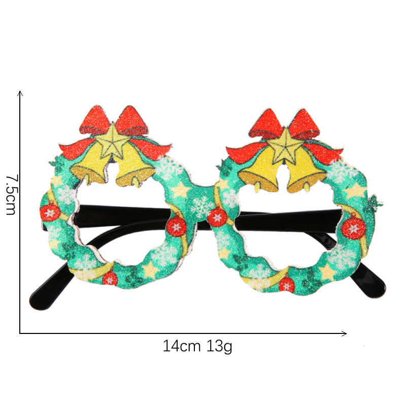 Nueva Navidad diadema gafas marco Halloween Día de San Valentín gafas de Santa Claus gafas Fiesta de Navidad