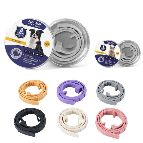 Telescopic and adjustable flea and mosquito repellent collar, cat and dog repellent, flea repellent, in vitro repellent, pet repellent collar, pet supplies