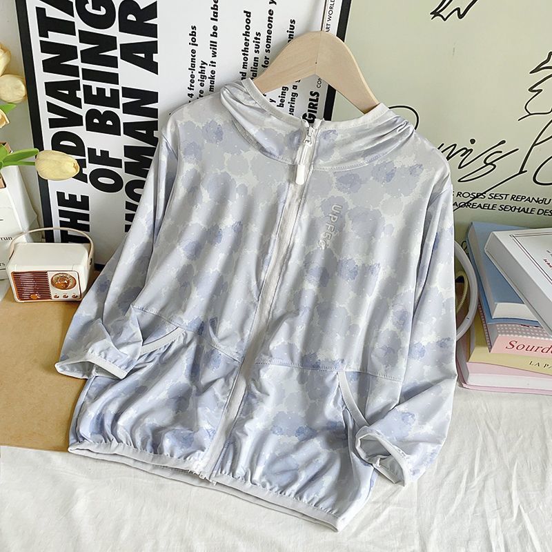 영국식 자외선 차단 의류-그레이