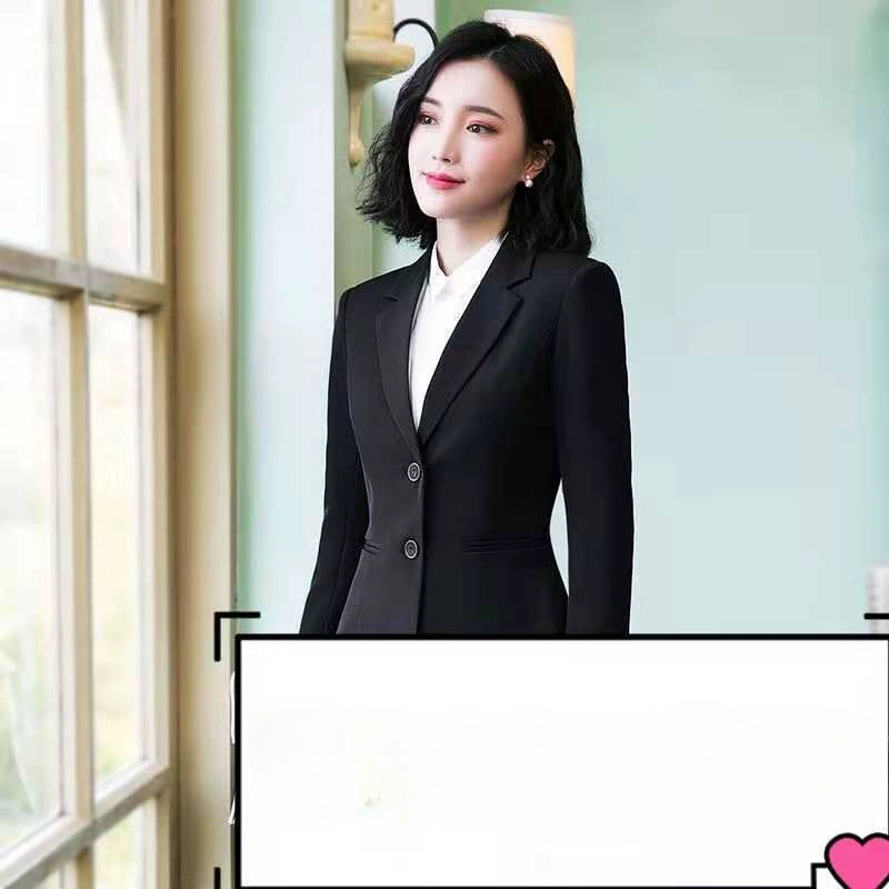 Autumn classic suit, vest, set for work, 4 piece set, plus size