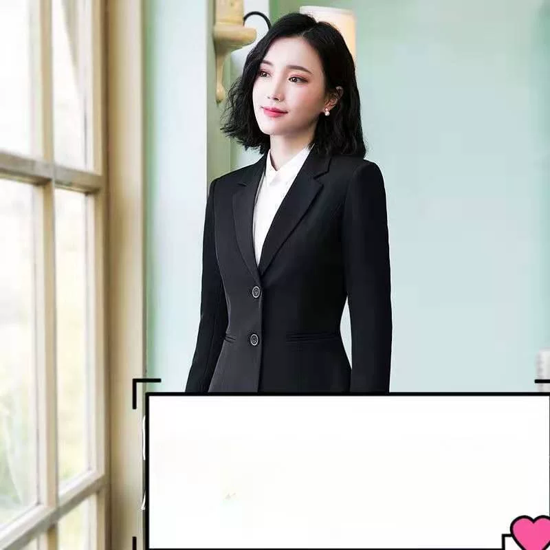 Autumn classic suit, vest, set for work, 4 piece set, plus size