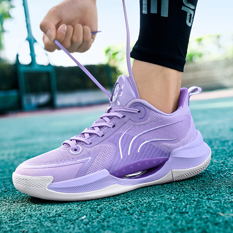 Otoño para hombres y mujeres zapatos 2025 nuevos zapatos de baloncesto transpirables de malla deportivos amortiguadores zapatos de corrida casuales image 4