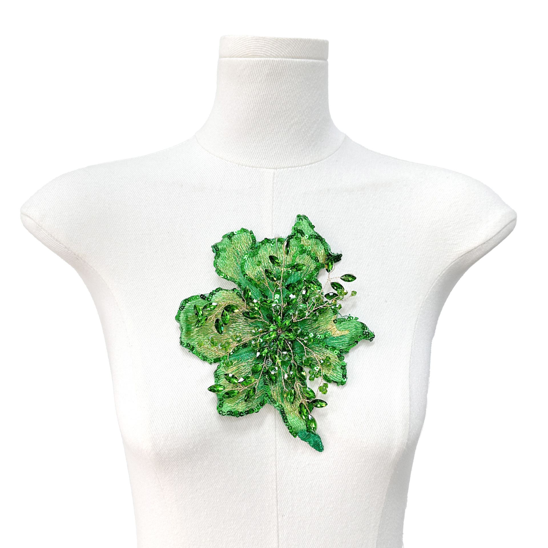 Multicolor sequinilla perla tela flor de arce decalco ropa accesorios accesorios colgantes accesorios para el cabello decoración de boda