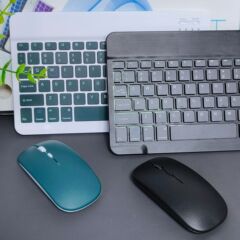 篠-三匹の魚bluetooth無線キーボードマウスセットカラーキーマウス外付けIOS鴻蒙安卓携帯電話タブレット