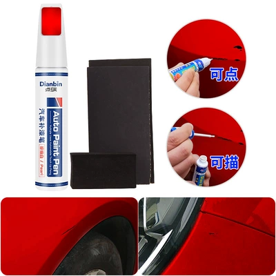 and retail, Avtomobil boyası - universal-red-single-touch-up-paint-pen-12ml