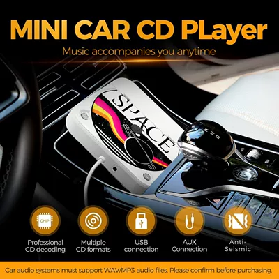 Portable Lossless USB Connection | Car CD player