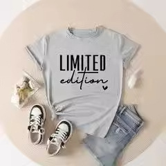 New Year Women's Short Sleeve Western Style eBay Independent Store Printed Top