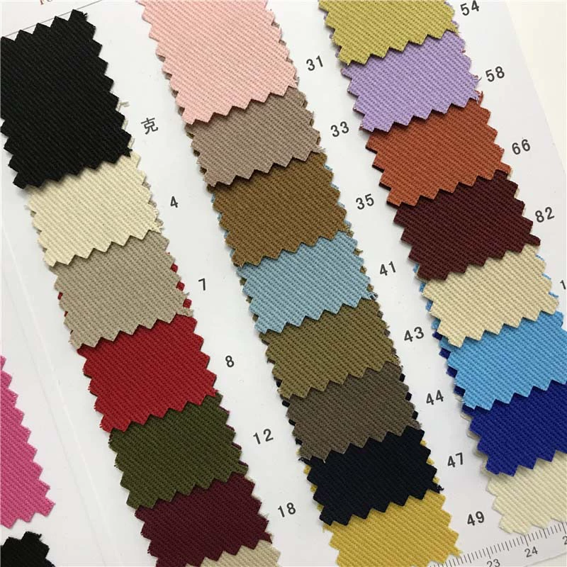10*10 не эластичный саржа 72 цвета в наличии поставка фабрики прямые брюки ткань 124729