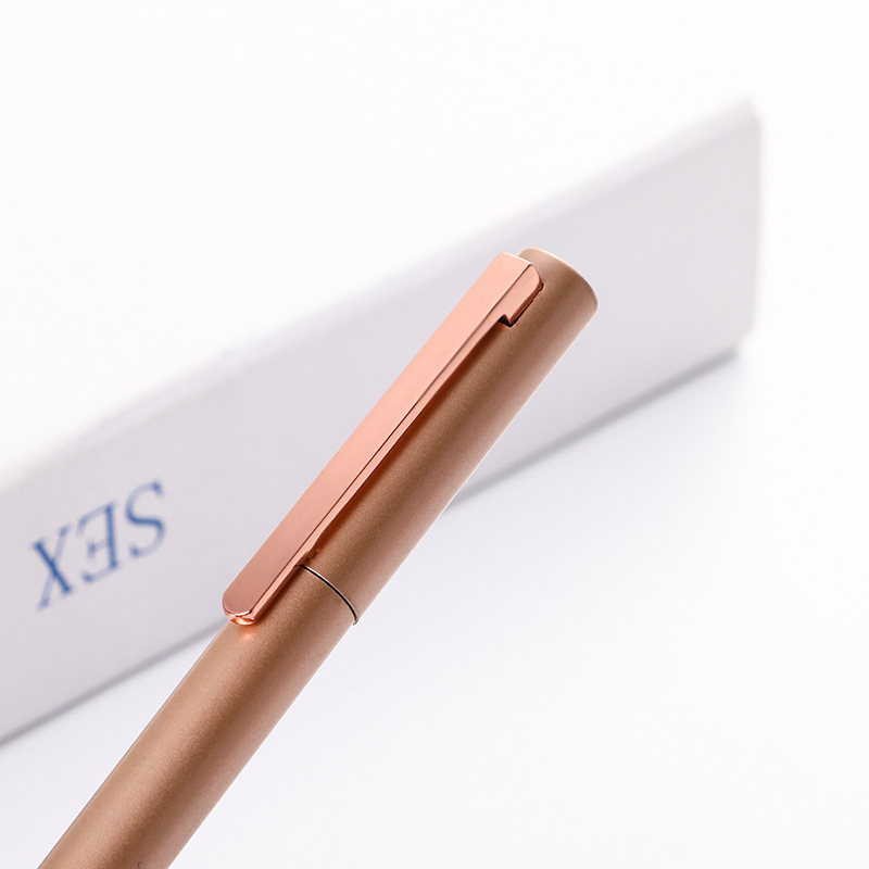 Metal firma pluma Xiaomi pluma giratoria bolígrafo publicidad regalo negocio letras LOGO Xiaomi pluma de metal