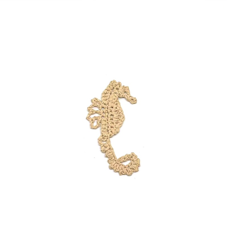 New Hand-Woven Raffia Seahorse Pendant, Ocean Style DIY Luggage, Car, Home Accessories, Accessories