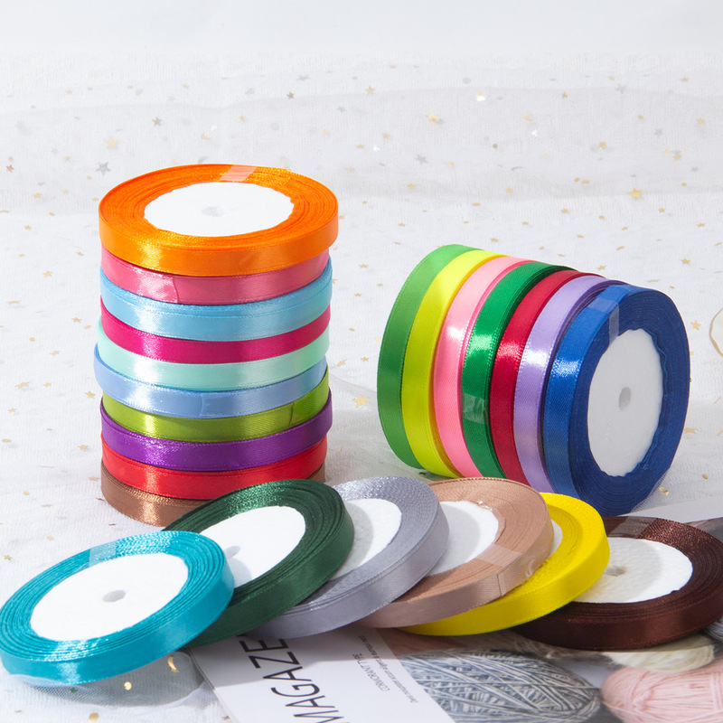 In-Stock Wholesale 1cm Wide Polyester Satin Ribbon for Wedding Bows and Gift Packaging, Wholesale Ribbon In-Stock Wholesale 1cm Wide Polyester Satin Ribbon for Wedding Bows and Gift Packaging, Wholesale Ribbon
