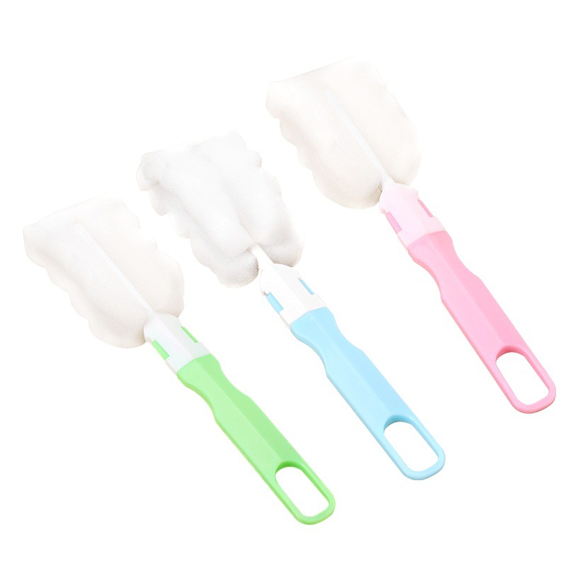 Cup Brush Sponge Cleaning Brush Long-Handled Thermos Cup Brush Baby Bottle Brush Detachable Cup Cleaning Brush Water Cup Brush