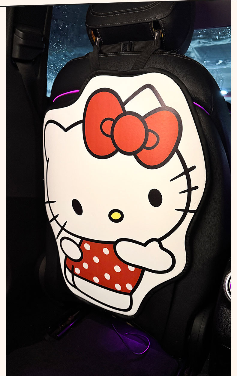 Kt Kitten Series Car Anti-Kick Pad Universal Rear Seat Backrest Anti-Dirt Protective Pad Car Rear Seat Protection Pad
