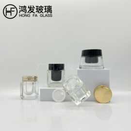 爆款  50g100g高档双层内胆膏霜瓶 四方面霜瓶 面膜瓶 V7素颜霜瓶