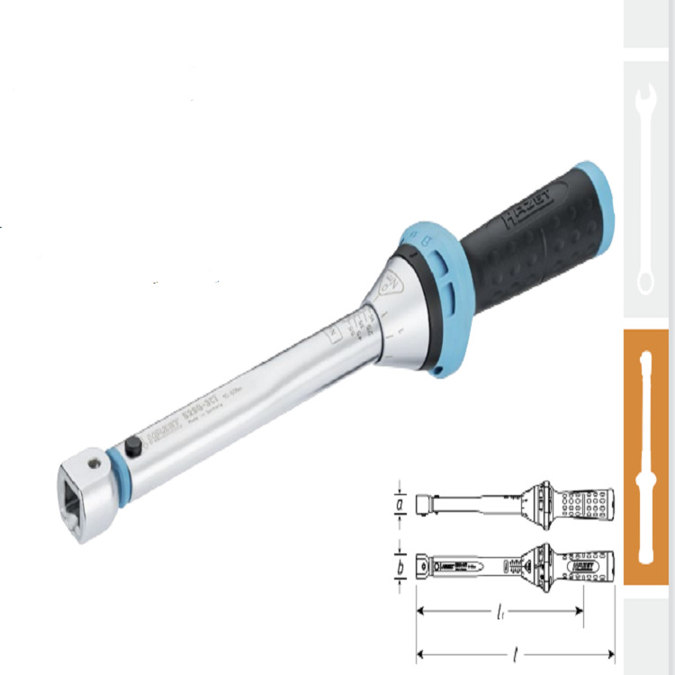 德国HAZET哈蔡特可换头可调式扭矩扳手5292-3CT,范围 40-200NM