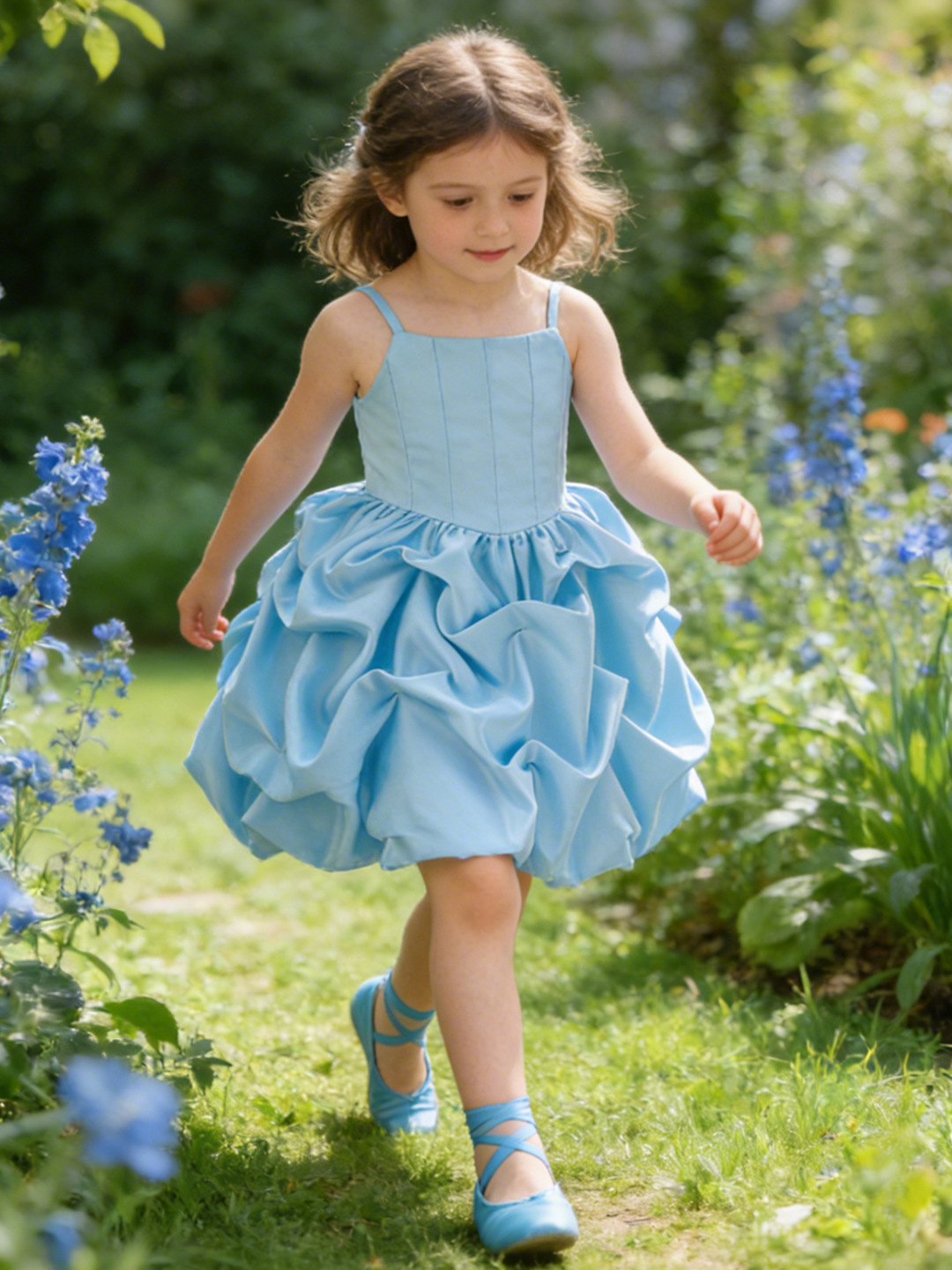 Amazon vestidos de flores de flores de flores de boda vestidos de flores de fiesta de cumpleaños de princesa fábrica directa