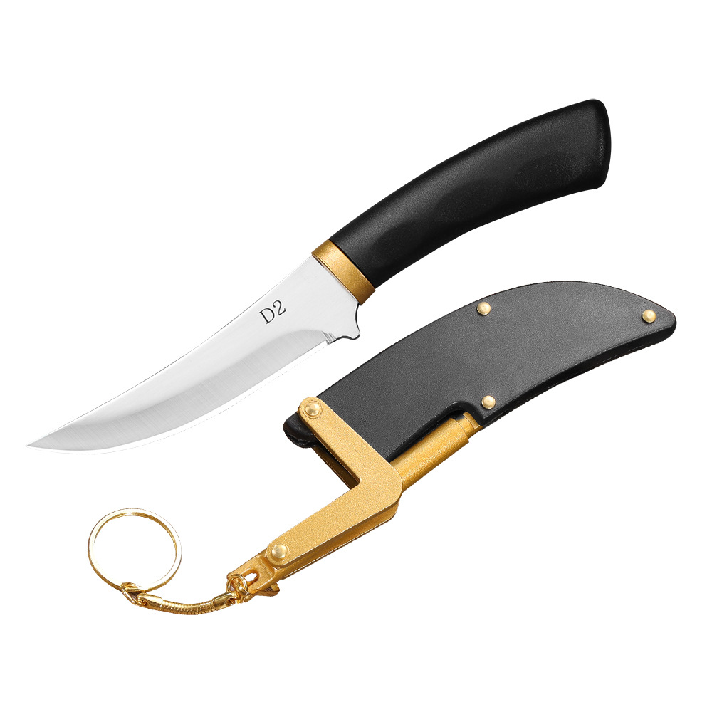 Meat Knife Forging Fruit Knife Household Mongolian Hand-held Meat Knife Sharp High Hardness Barbecue Meat Cutting Knife